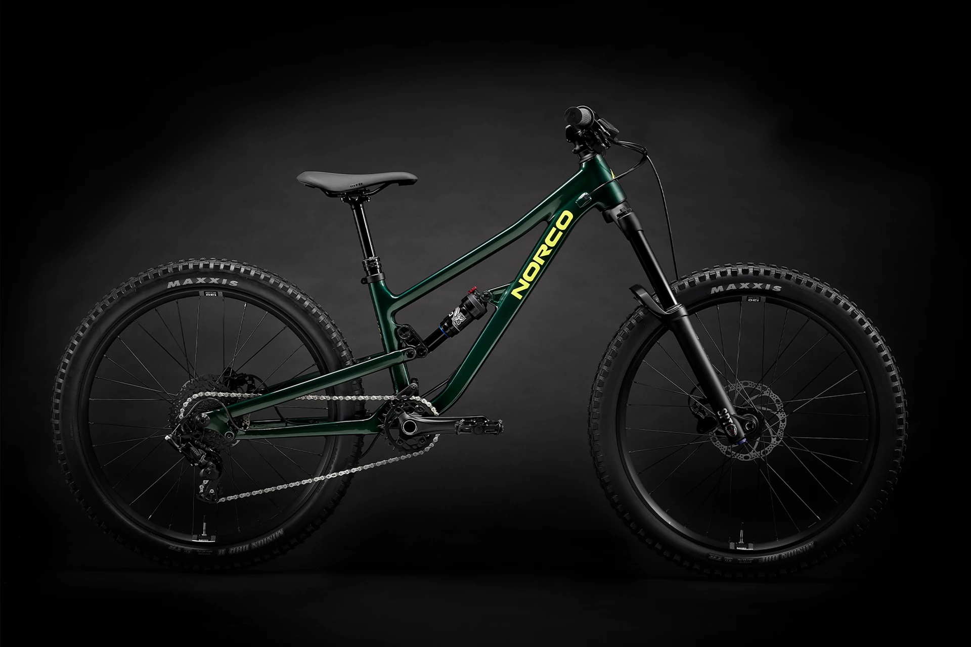 BICI NORCO FLUID FS R24 VERDE 2026 - Imagen 9