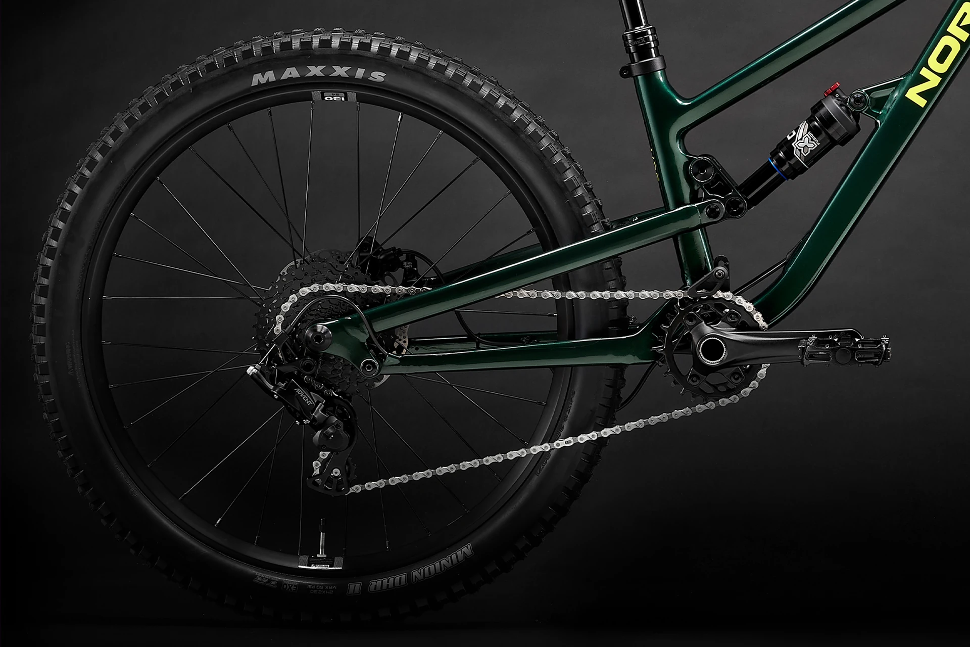 BICI NORCO FLUID FS R24 VERDE 2026 - Imagen 4