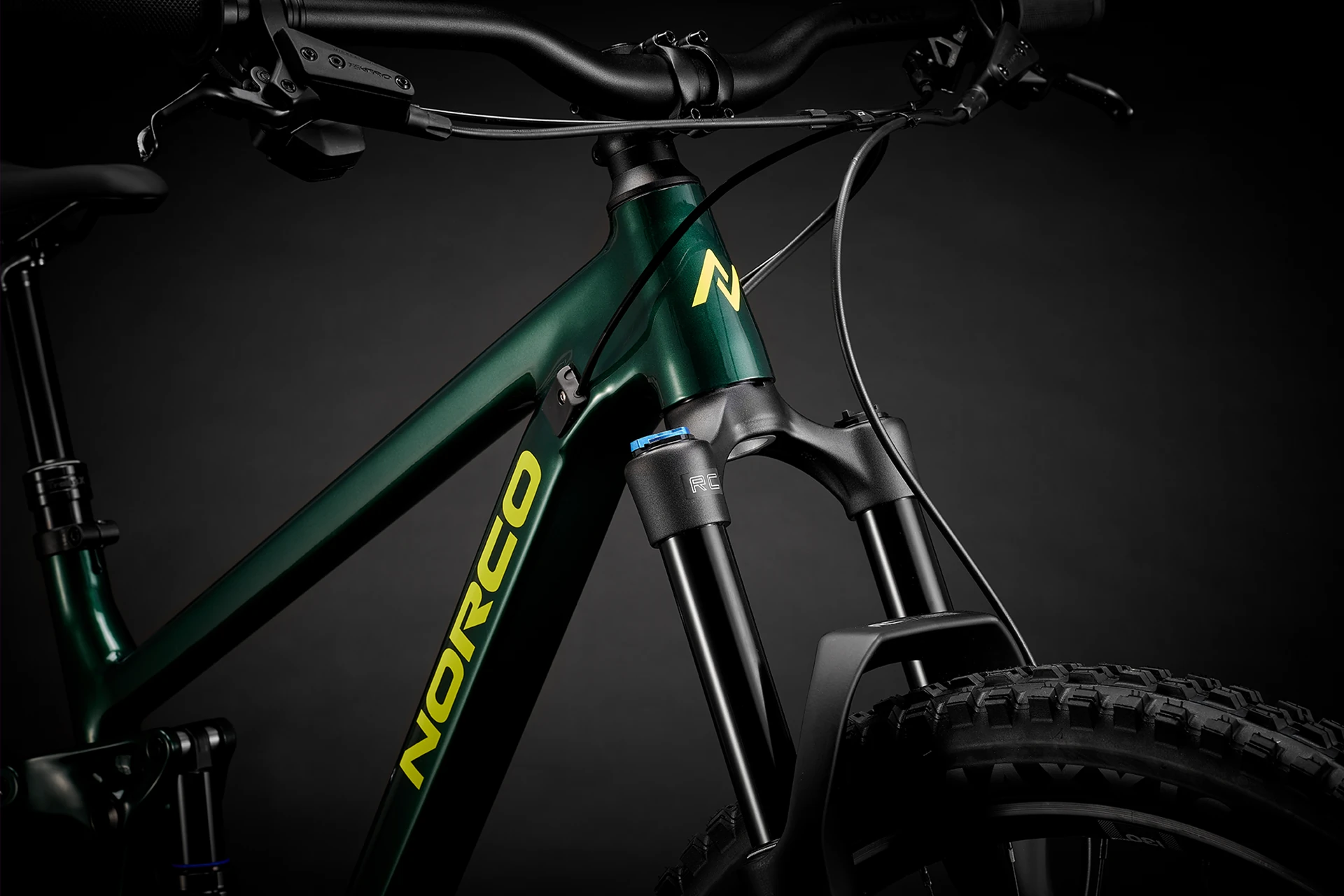 BICI NORCO FLUID FS R27.5 VERDE - Imagen 4