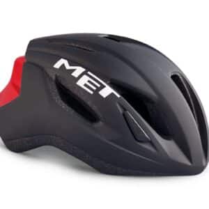 Casco MET Strale Negro/Rojo