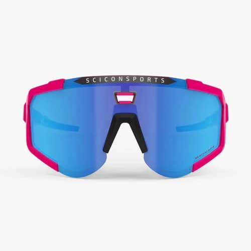 Lentes Scicon Aeroscope Anthracite Pink Flou/azul - Imagen 2